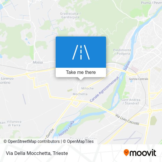 Via Della Mocchetta map