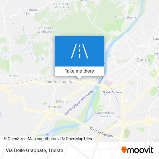 Via Delle Grappate map