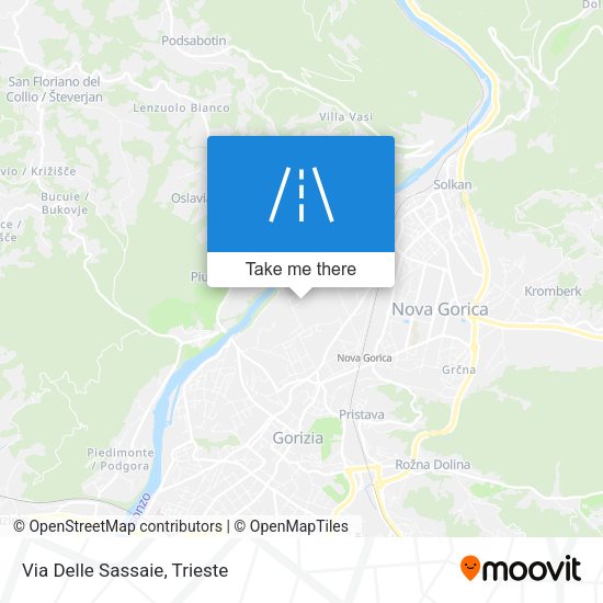 Via Delle Sassaie map