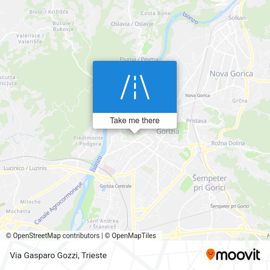 Via Gasparo Gozzi map