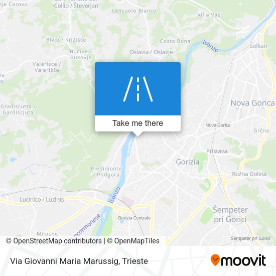 Via Giovanni Maria Marussig map