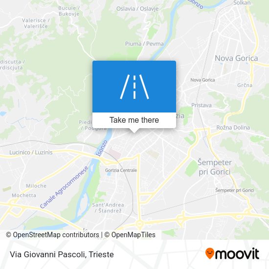 Via Giovanni Pascoli map