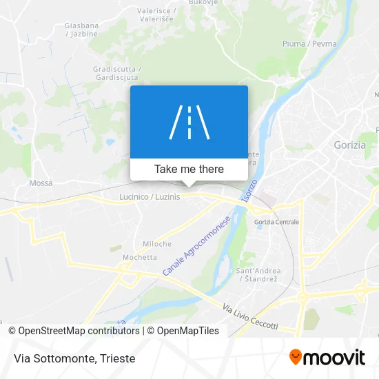 Via Sottomonte map