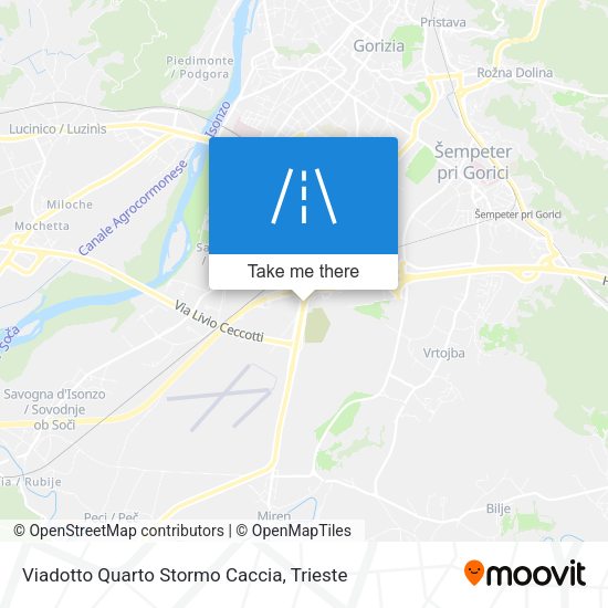 Viadotto Quarto Stormo Caccia map