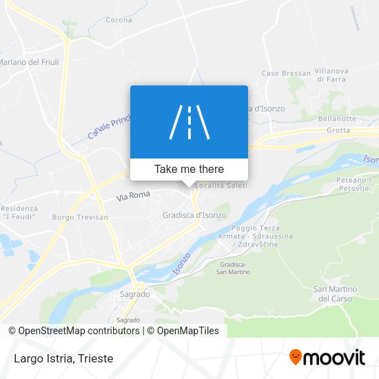 Largo Istria map