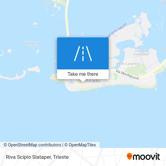 Scipio Slataper Waterfront map