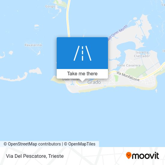 Via Del Pescatore map