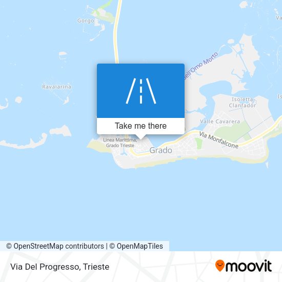 Via Del Progresso map