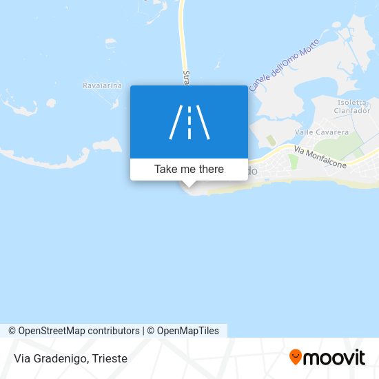 Via Gradenigo map