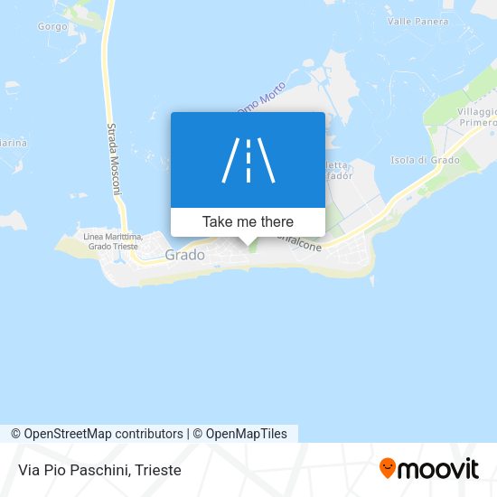 Via Pio Paschini map