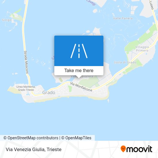 Via Venezia Giulia map