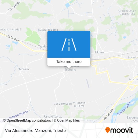Via Alessandro Manzoni map