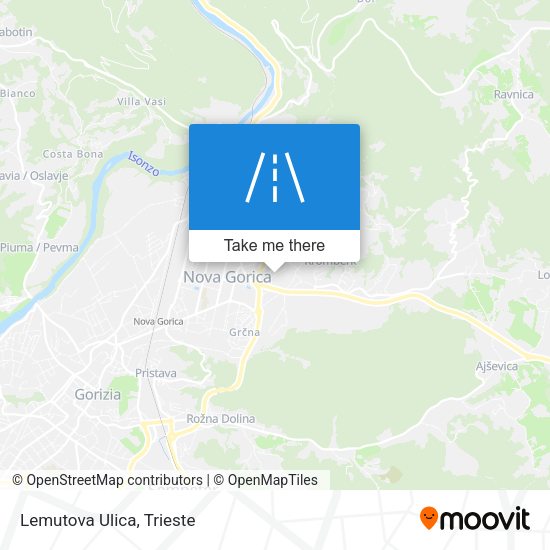 Lemutova Ulica map