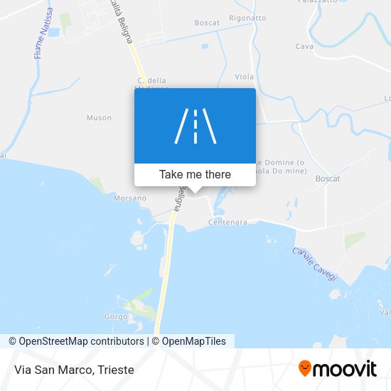 Via San Marco map