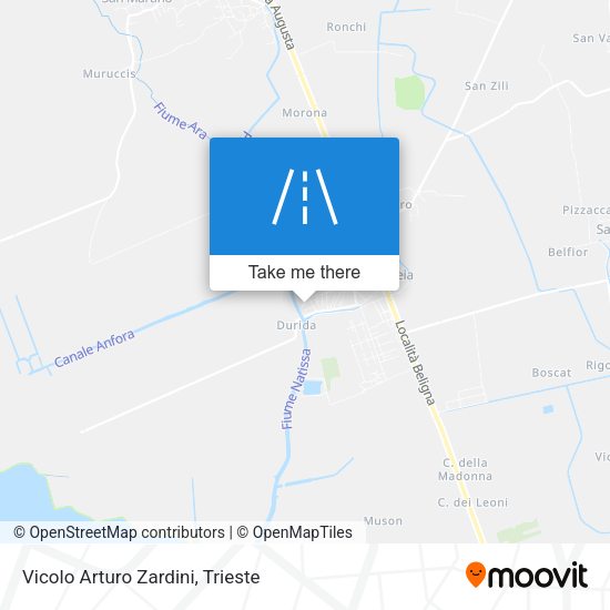 Vicolo Arturo Zardini map