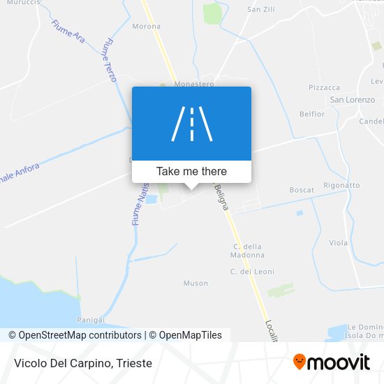 Vicolo Del Carpino map