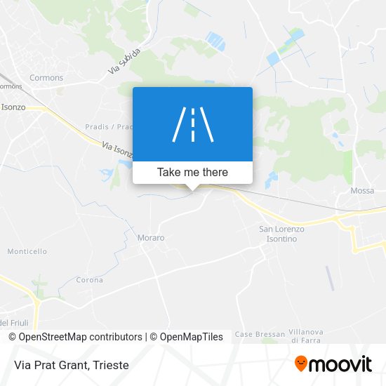 Via Prat Grant map