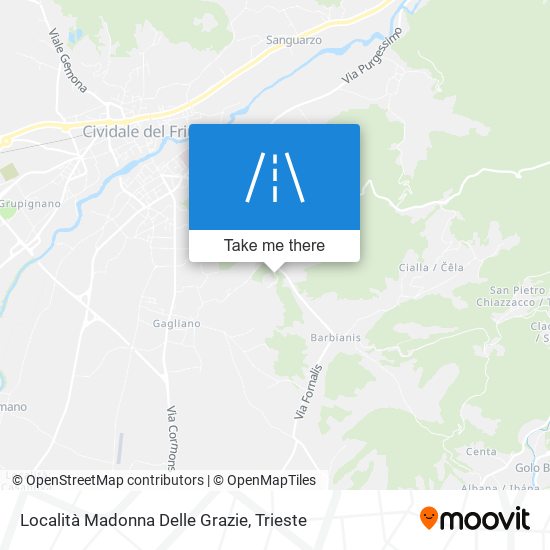 Località Madonna Delle Grazie map
