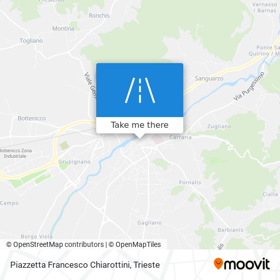 Piazzetta Francesco Chiarottini map