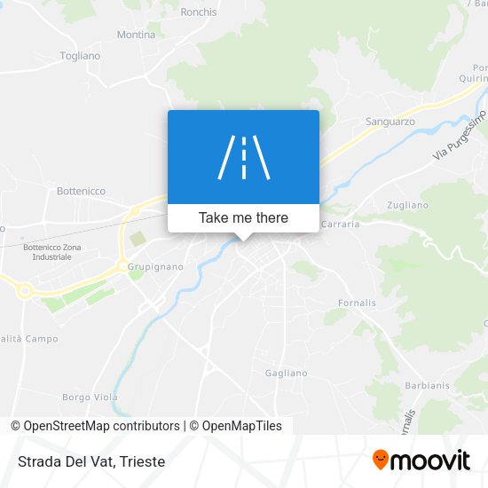 Strada Del Vat map