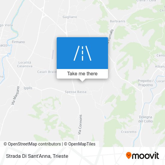Strada Di Sant'Anna map