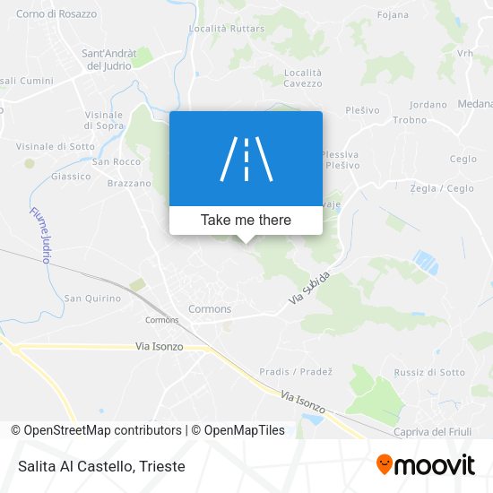 Salita Al Castello map