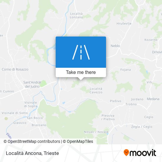 Località Ancona map