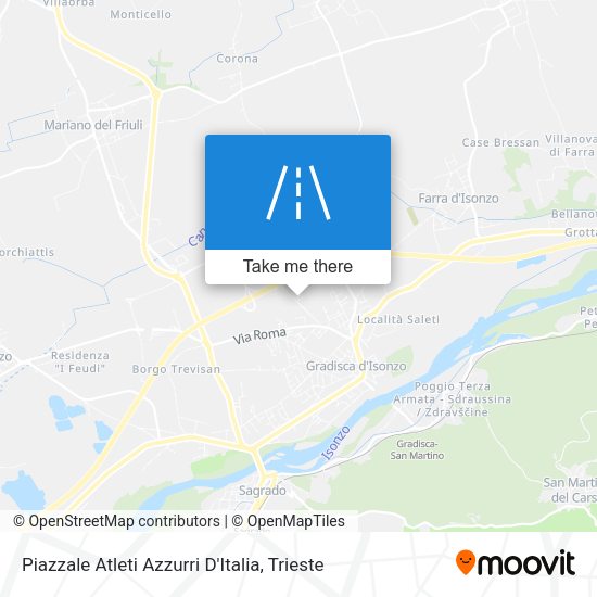 Piazzale Atleti Azzurri D'Italia map