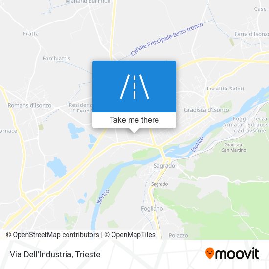 Via Dell'Industria map