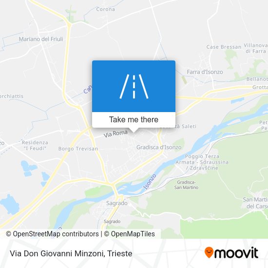 Via Don Giovanni Minzoni map