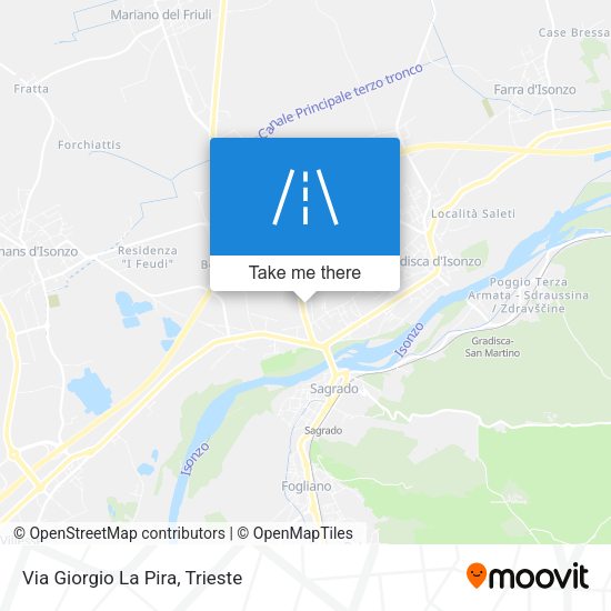 Via Giorgio La Pira map