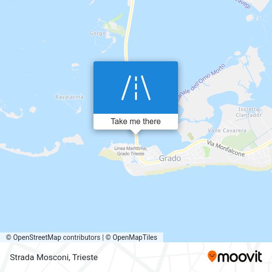 Strada Mosconi map