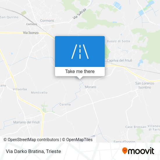 Via Darko Bratina map