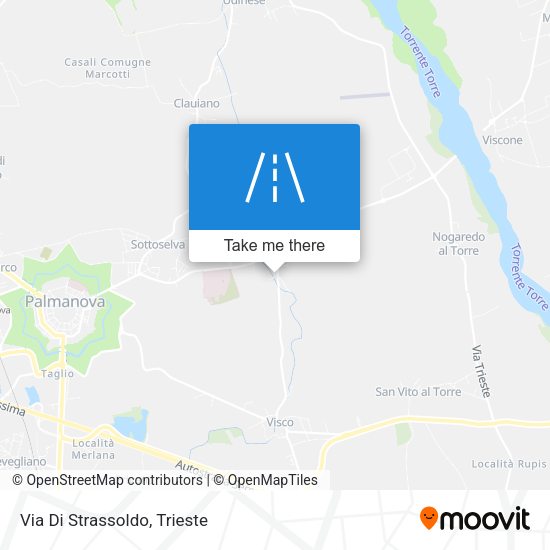 Via Di Strassoldo map