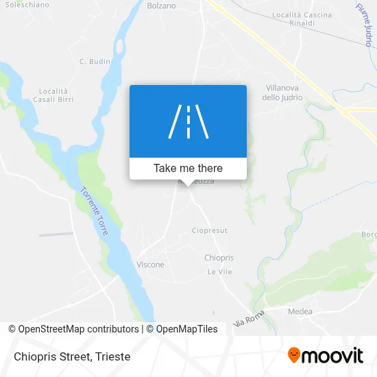 Chiopris Street map