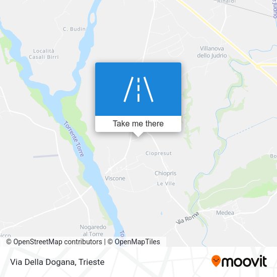 Via Della Dogana map