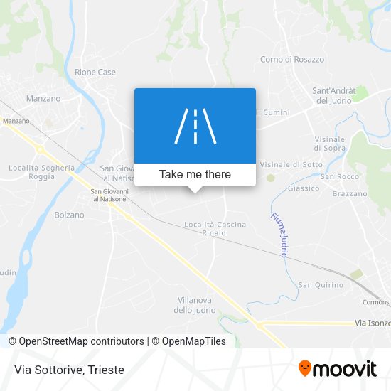 Via Sottorive map