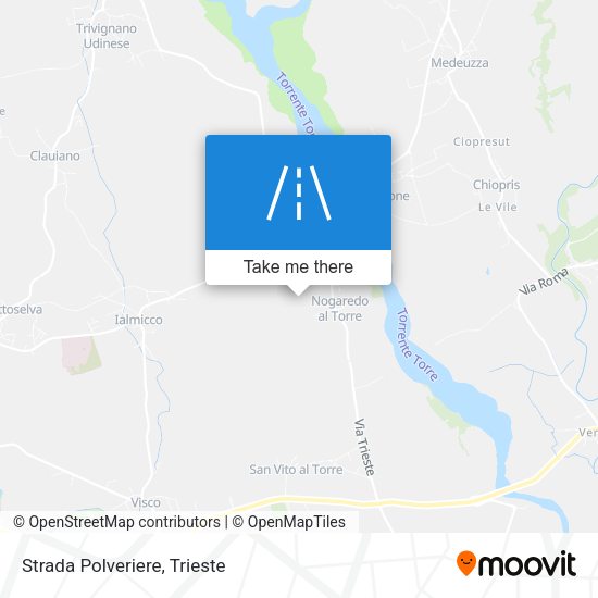 Strada Polveriere map
