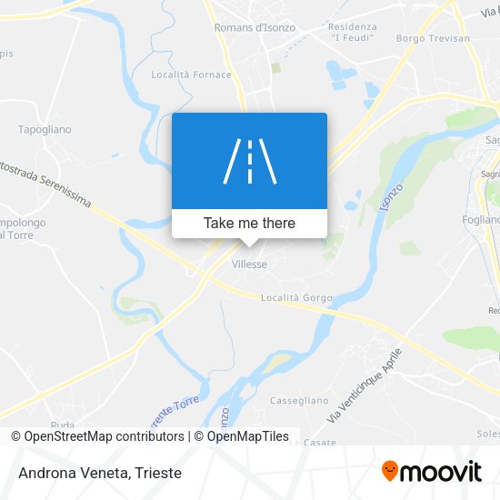 Androna Veneta map