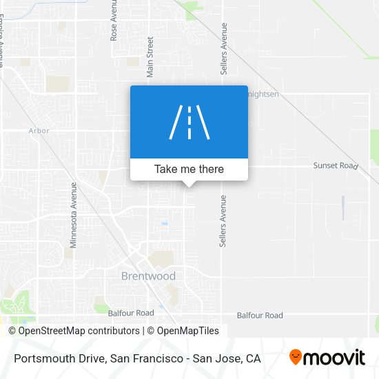 Mapa de Portsmouth Drive