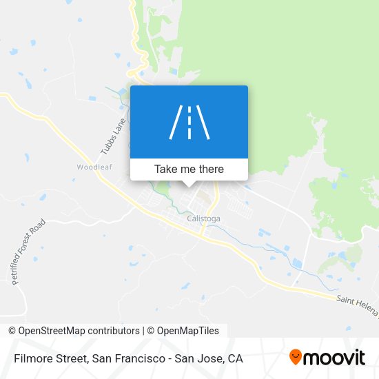 Mapa de Filmore Street