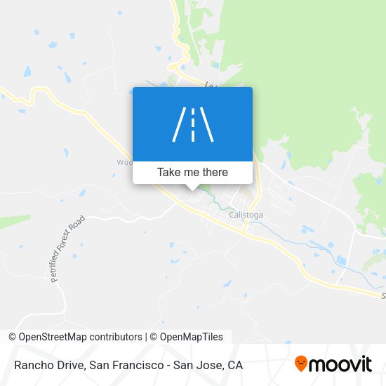 Rancho Drive map