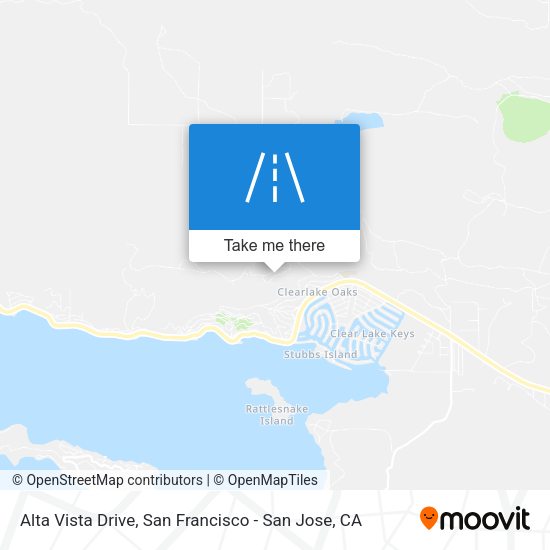 Mapa de Alta Vista Drive