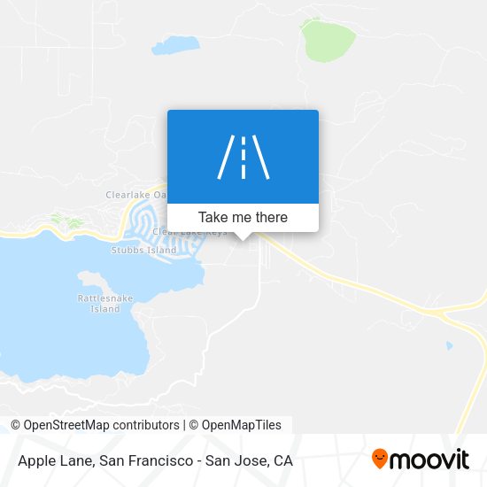 Mapa de Apple Lane