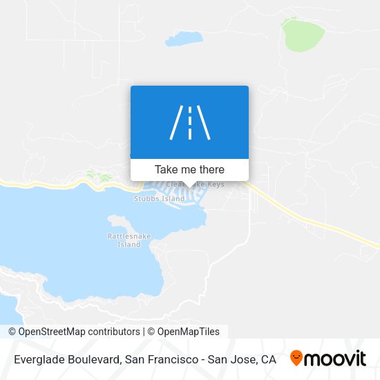 Everglade Boulevard map