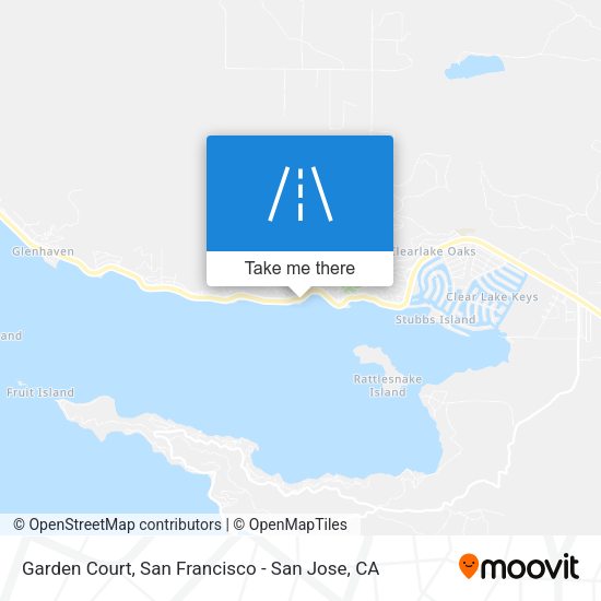 Mapa de Garden Court