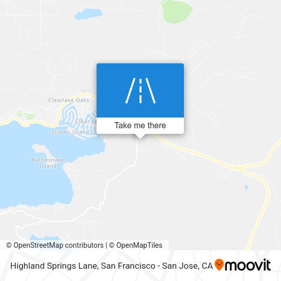Highland Springs Lane map