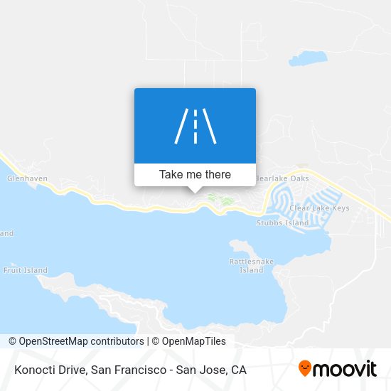 Mapa de Konocti Drive