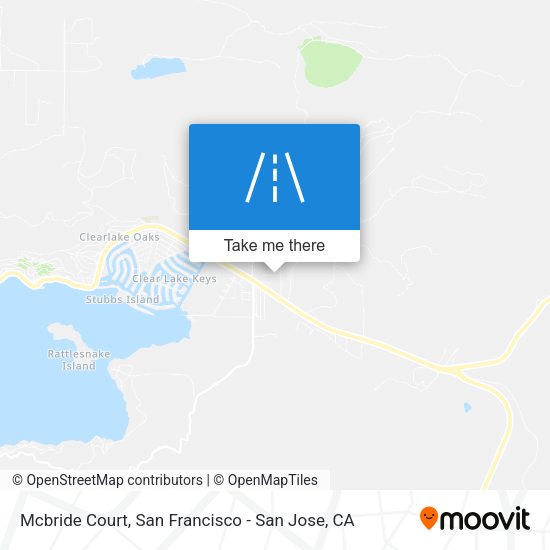 Mapa de Mcbride Court