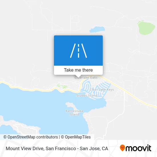 Mount View Drive map